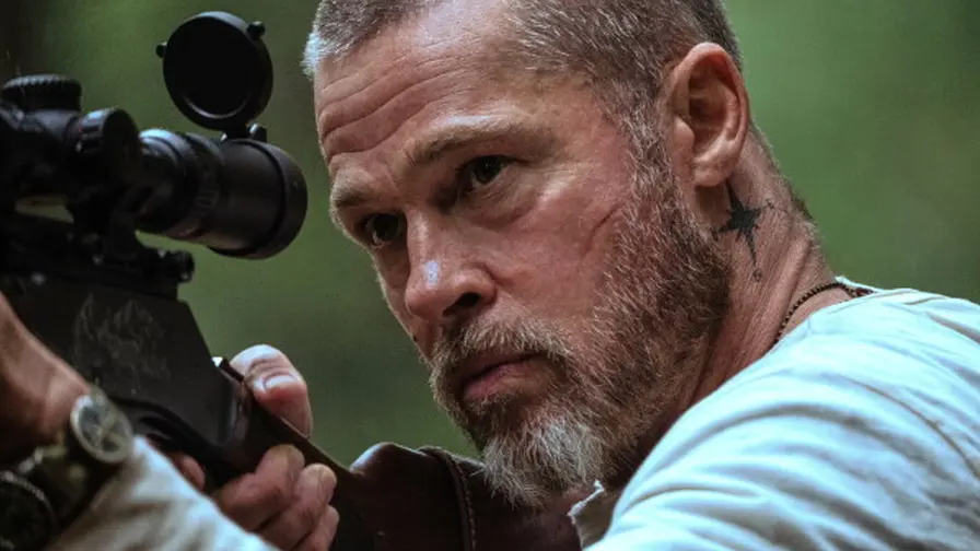 Brad Pitt: stipri vaidybė ir išlikimo dvasia Žvėries širdyje